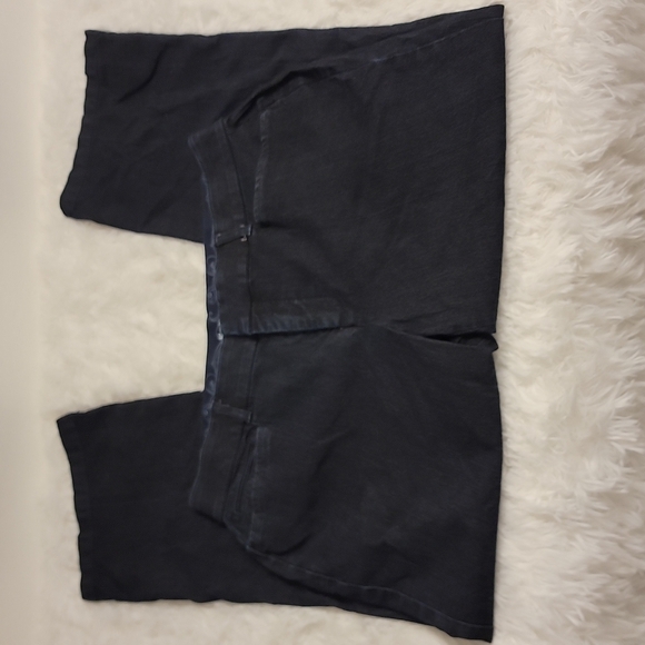 JM COLLECTION dark wash denim jeans size 12 short NWOT - Picture 2 of 12